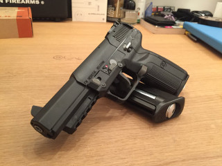 Toy gun wooden table fireballs - 30mm free wallpaper