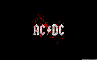 Black background acdc logo blood - blood splatter free wallpaper