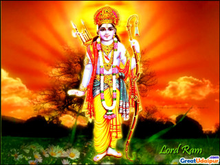 Lord rama sunset sword holding - him free wallpaper for desktop