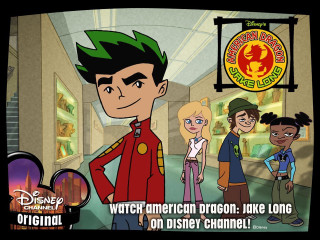 Cartoon character green hair red - a store free wallpaper