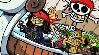 Cartoon pirate ship pirate back - a pirate free wallpaper