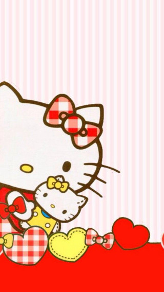 Hello kitty wallpaper heart bow - free love wallpaper