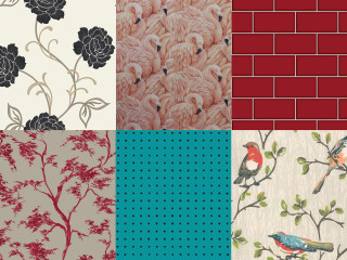 Birds flowers wallpapers series four - rich deep color free wallpaper