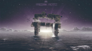 Surreal doorway deepsea brightlight bird - album cover free wallpaper for desktop