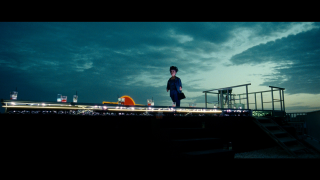 Man standing roof sky background - viennese actionism free wallpaper