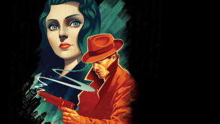 Man woman knife book city - edward hopper and james gilleard free wallpaper