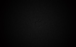 Black apple logo dark minimalism - caravaggio free wallpaper