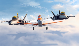 Planes flying sky clouds blue - pixar and disney animation free wallpaper