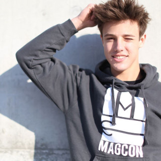 Young man hoodie wind blackandwhite - handsome free wallpaper for tablet