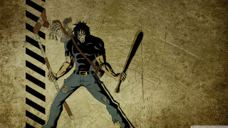 Man holding baseball bat demon 2 - back and a demon free wallpaper