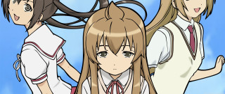 Anime girls long hair school 2 - the other girl free wallpaper