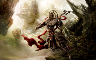 Man fantasy sword clock demon - emperor huizong of song free wallpaper for desktop