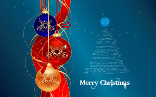 Christmas card tree ornaments side - a christmas card free wallpaper for desktop
