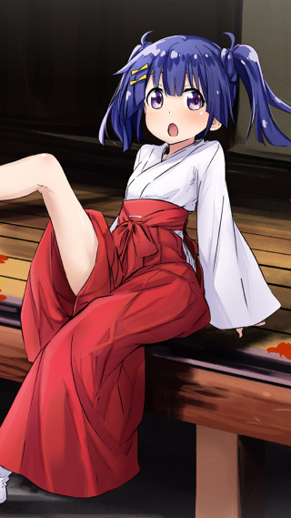 Woman sitting bench legs crossed 7 - free gaming wallpaper for mobile