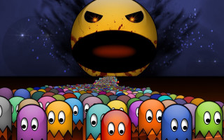 Cartoon characters candy ball eyes - eye free wallpaper for desktop