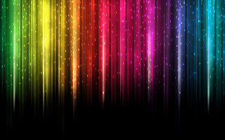 Rainbow colored background stars lines 2 - neon color free wallpaper