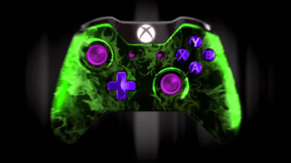 Green purple controller shock art - doc hammer free wallpaper