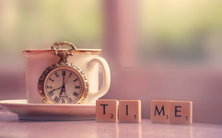 Clock cup scrabble letters spell - photo free wallpaper