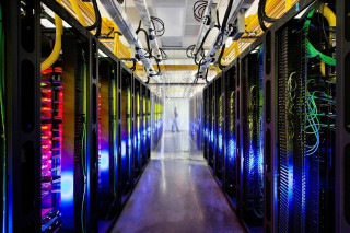 Colorful wires hallway ceiling walls - a long hallway free wallpaper