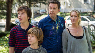 Family park cars man making - a family free wallpaper