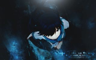 Anime character dark background light - him free wallpaper for desktop
