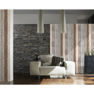 Living room couch stone wall - feature free wallpaper for tablet