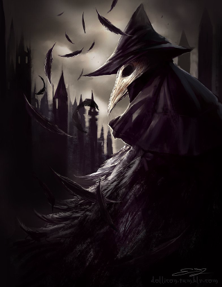 Wizard hat longtail darkcity bats - bloodborne free wallpaper for mobile