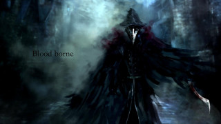 Man black coat sword blood - a black coat free wallpaper for desktop