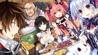 Anime characters table food ghost - food free wallpaper