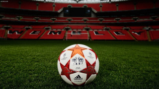 Soccer ball green field stadium 6 - official medium free wallpaper