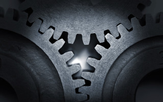 Metal gear wheel light center - center piece free wallpaper for desktop