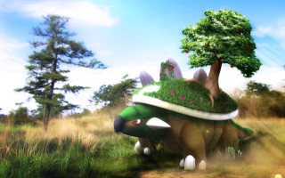 Green white dinosaur tree back - its back in free wallpaper
