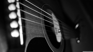 Black white guitar fret frets - a white spot free wallpaper