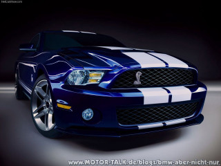 Blue mustang car white stripes - white stripe free wallpaper