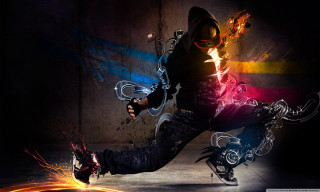 Man black hoodie motorcycle trick - a black hoodie free wallpaper