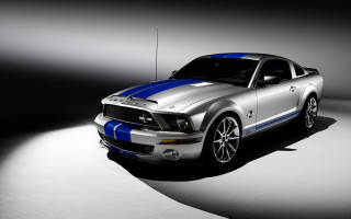 Silver blue mustang dark room 3 - eddie mendoza free wallpaper