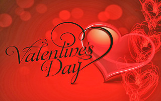 Valentines day background heart red - romantic free wallpaper