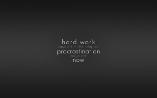 Black white quote hard work - daarken free wallpaper