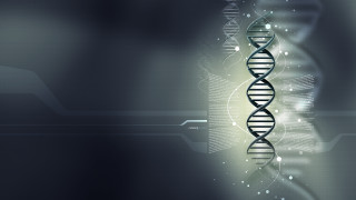 Dna double strand dark background - double free wallpaper