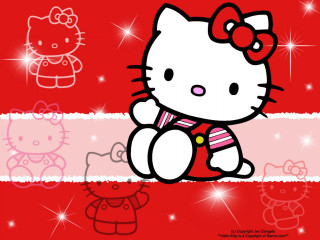 Hello kitty wallpaper red background - kitty wallpaper free wallpaper for desktop