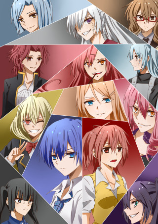Anime characters colored hair expressions - free anime wallpaper for mobile
