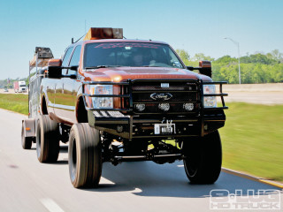 Large truck driving road big - end free wallpaper