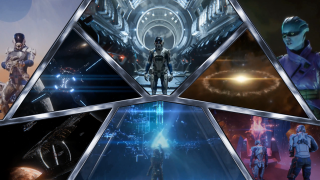 Sci fi collage futuristic characters - a collage of images free wallpaper