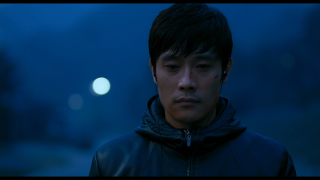 Man black jacket night full - free rain wallpaper for desktop