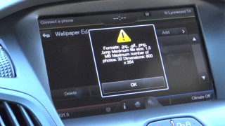 Car dashboard warning sign sticker - the screen free wallpaper