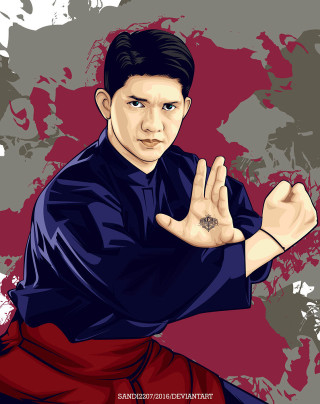 Man vulcan sign red grunge - fabien charuau free wallpaper for mobile