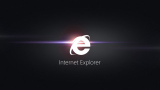 Internet explorer logo dark background - a len free wallpaper