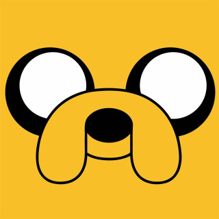 Yellow black cartoon face nose - 2 d game art free wallpaper for tablet