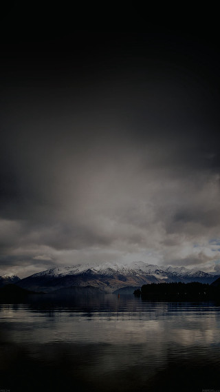 Boat lake mountains cloudy sky - anthony s waters free wallpaper for mobile