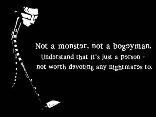 Quote man cane black background - lovecraftian free wallpaper